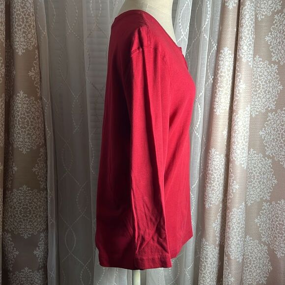 Three Dot long sleeve Top size large - Picture 2 of 6